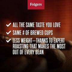 Folgers Simply Smooth Ground Coffee, Mild Roast, 23 Ounce Canister (Pack of 3)