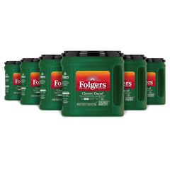 Folgers Classic Decaf Ground Coffee, Medium Roast, 25.9-ounce Canister (Pack of 6)
