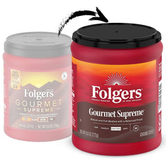 Folgers Gourmet Supreme Ground Coffee, 9.6 Ounce Canisters