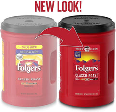 Folgers Classic Roast Ground Coffee , (#), 48 oz