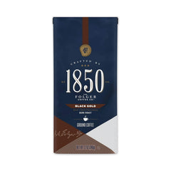 1850 Black Gold Dark Roast Ground Coffee, 12 oz