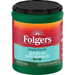 Folgers Simply Smooth Decaf Coffee, 11.5 Ounce